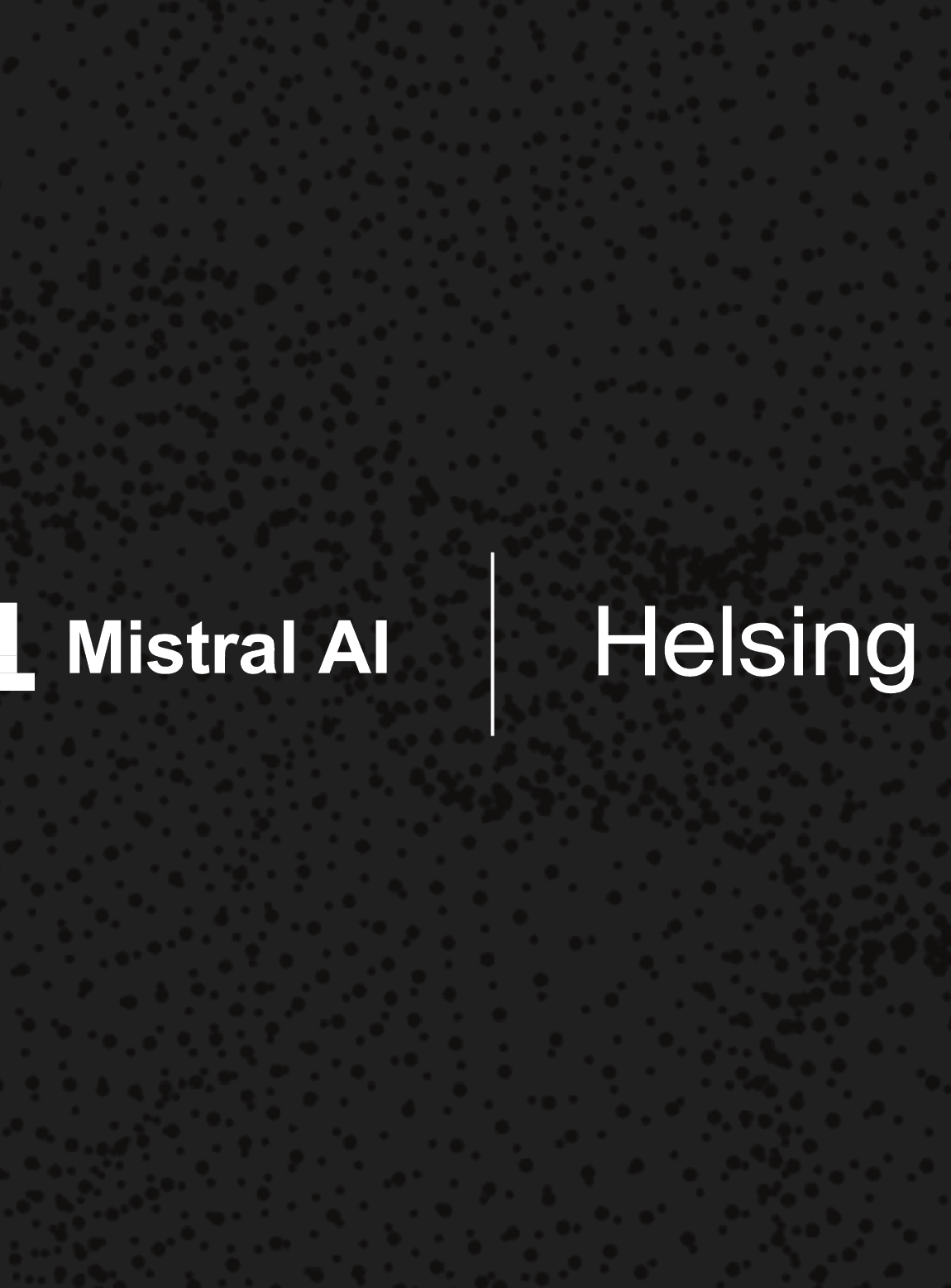 The Mistral and Helsing logos side by side