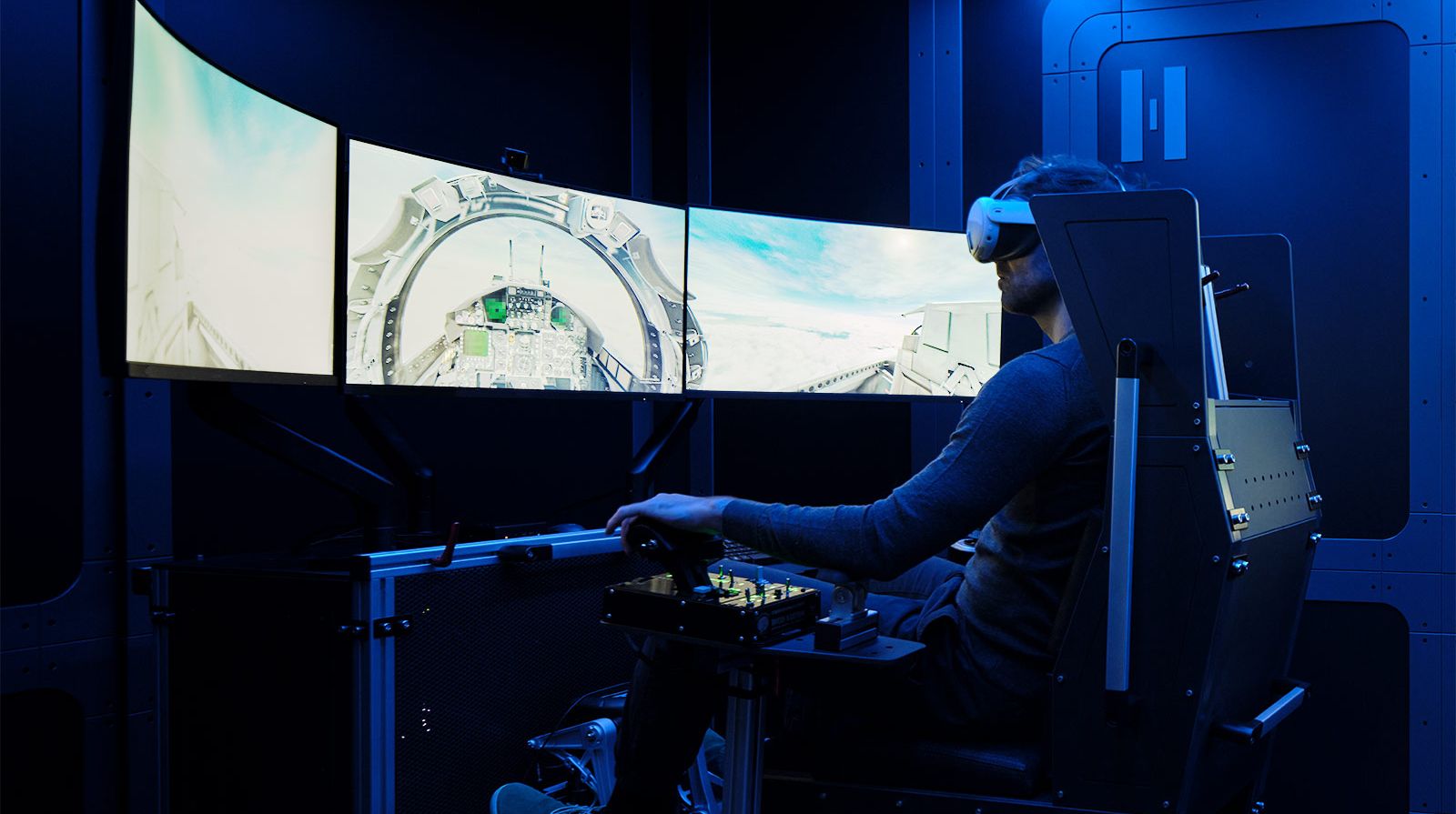 A Helsing Employee working on project centaur